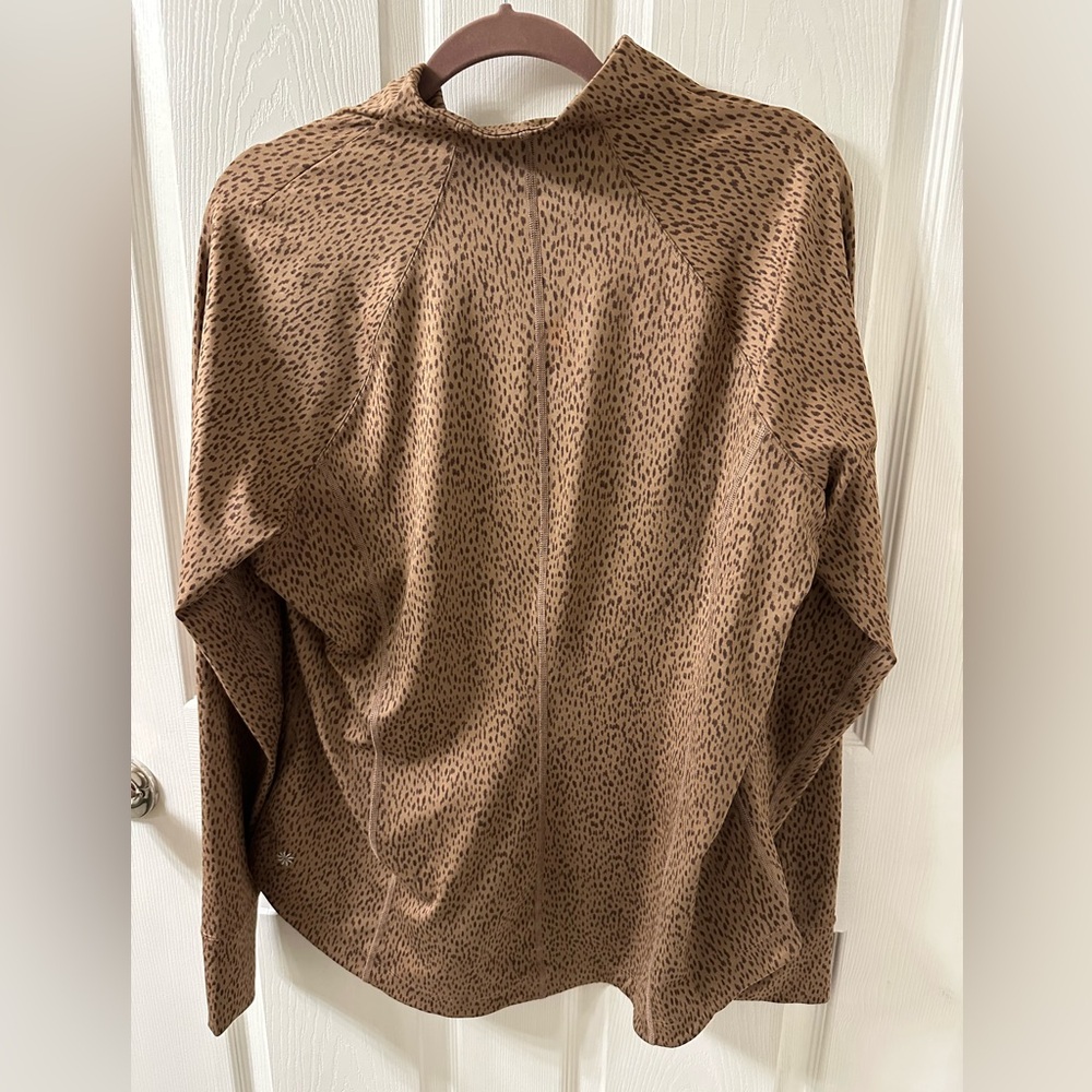 Athleta Brown Patterned Jacket - image 2